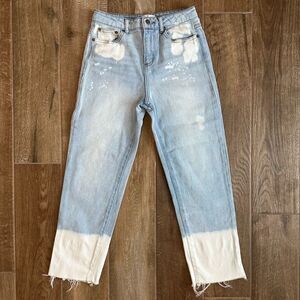 GB Girls 12 Bleached Distressed Jeans